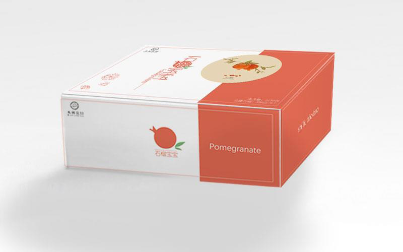 天地蓋石榴包裝盒製作