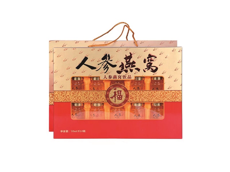 人參燕窩口服液包裝盒製作
