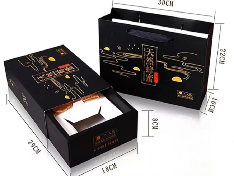 蜂蜜彩色紙盒製作