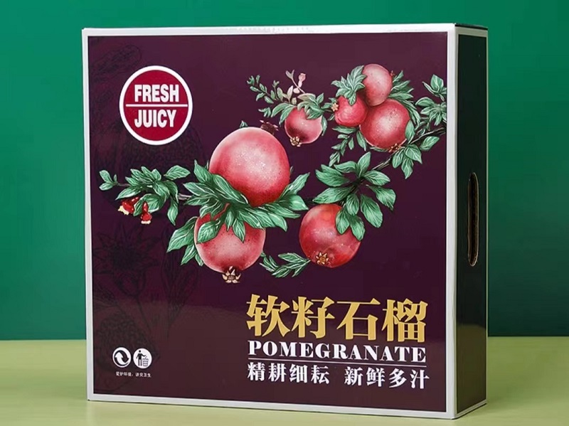 天地蓋石榴包裝製作