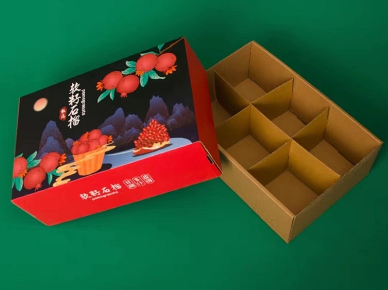 天地蓋石榴包裝盒製作（一）