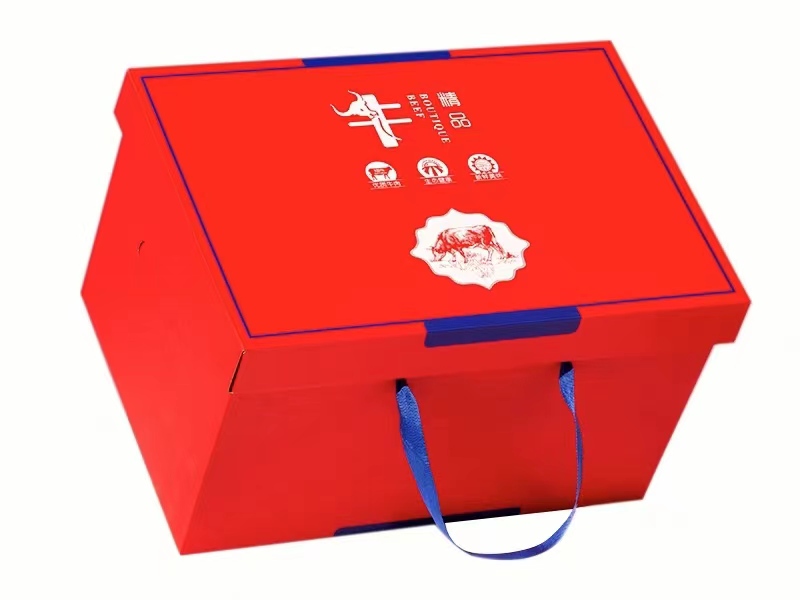 羊肉禮盒包裝定做--簡潔而優雅，帶給您視覺和味覺上的享受（二）